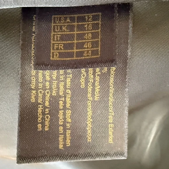 BROOKS BROTHERS Loro Piana Preppy Business Casual Classic Belted Midi Dress 12 - Picture 11 of 11